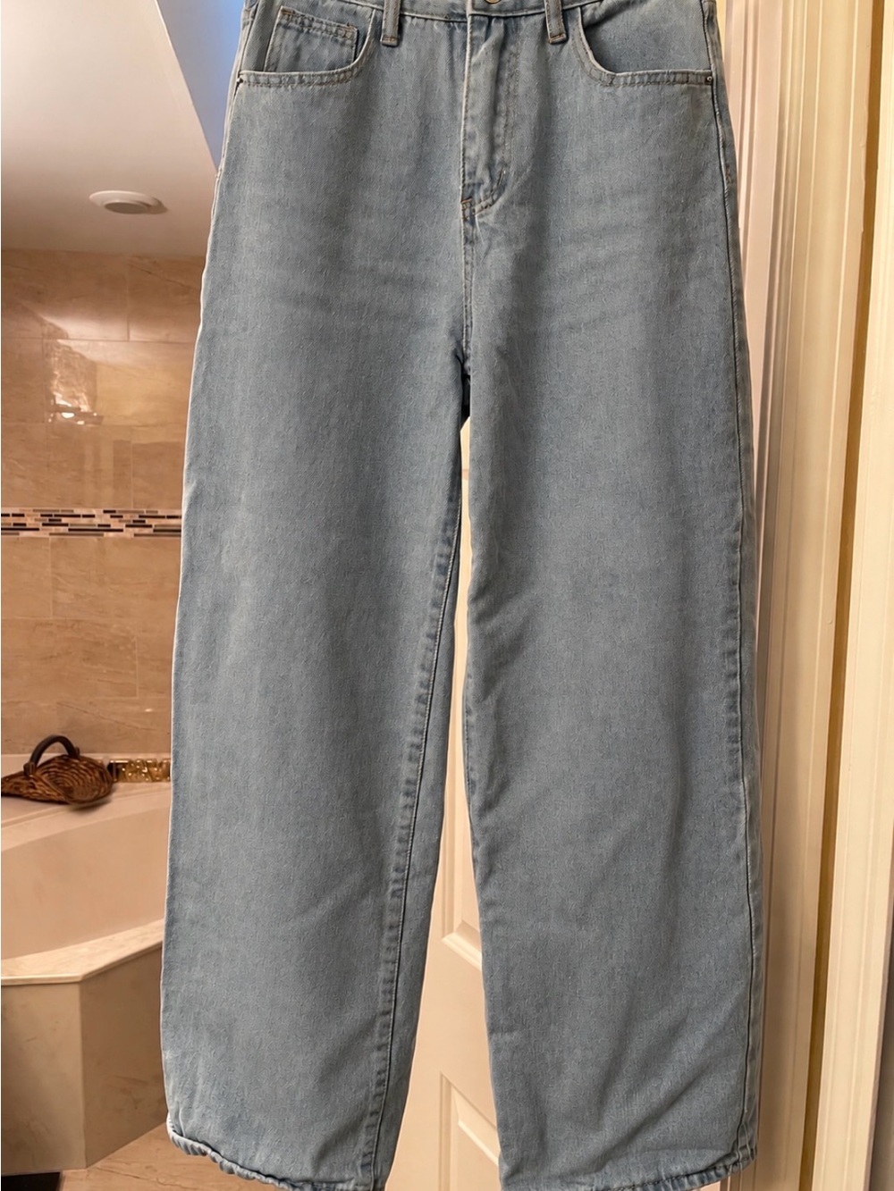 SHEIN Light Blue Women’s Wide Leg Jeans
